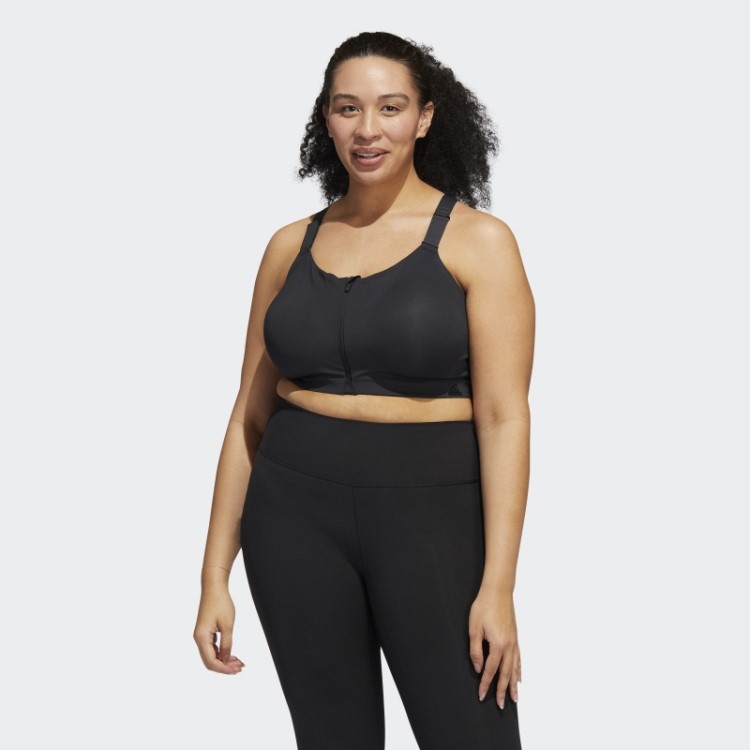 Sutiã Preto De Alto Suporte Adidas Tlrd Impact Luxe Training (tamanho Grande) Quente