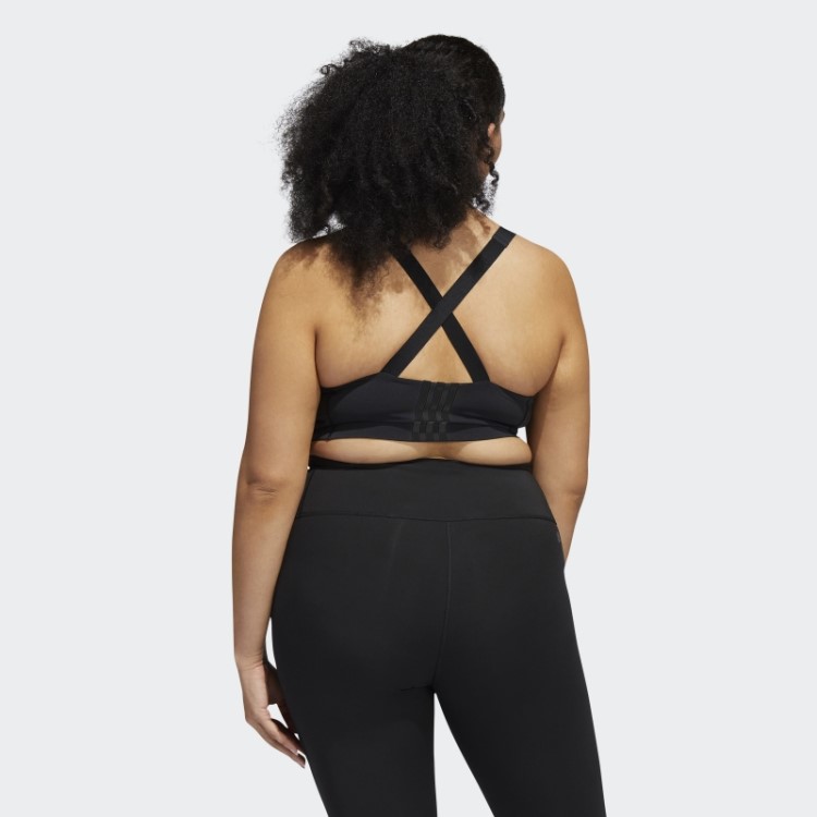 Sutiã Preto De Alto Suporte Adidas Tlrd Impact Luxe Training (tamanho Grande) Quente