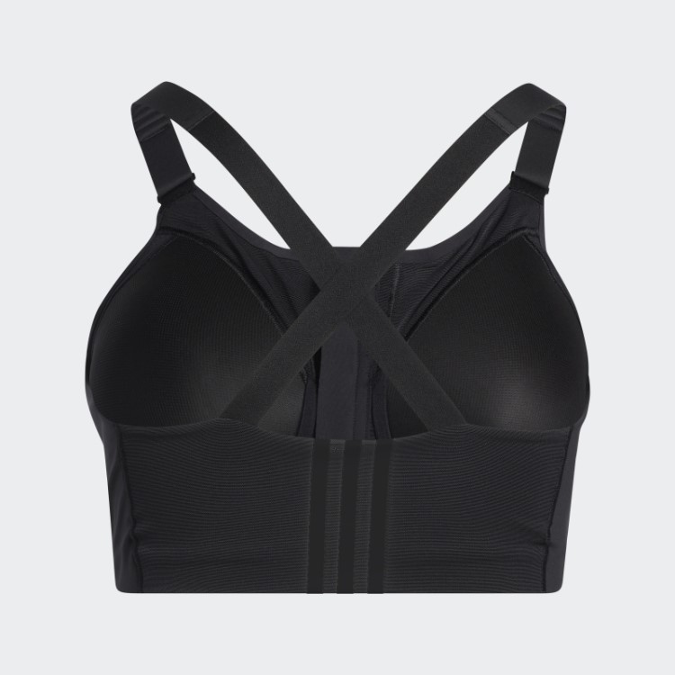 Sutiã Preto De Alto Suporte Adidas Tlrd Impact Luxe Training (tamanho Grande) Quente