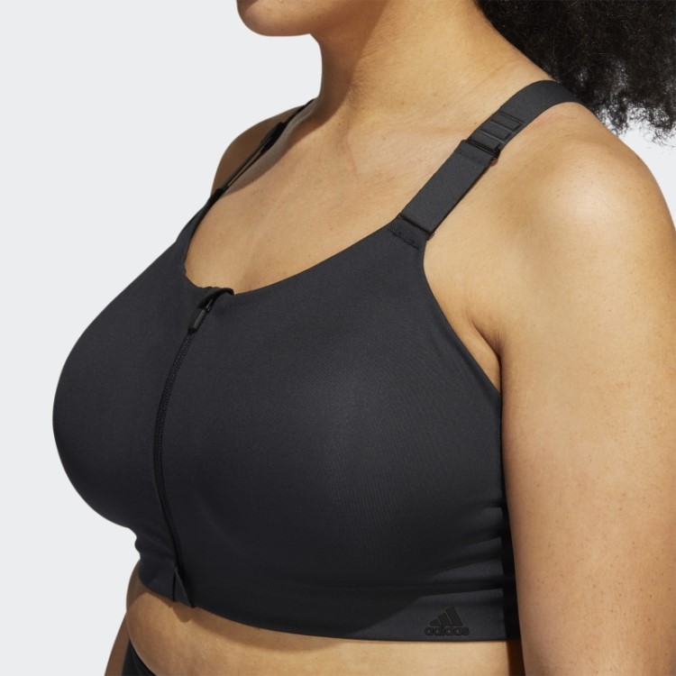 Sutiã Preto Adidas Tlrd Impact Luxe Training De Alto Suporte (tamanho Grande) Quente