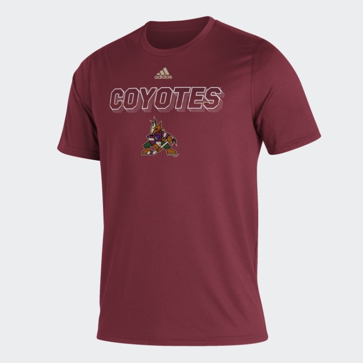 Camiseta Adidas Coyotes Bordô