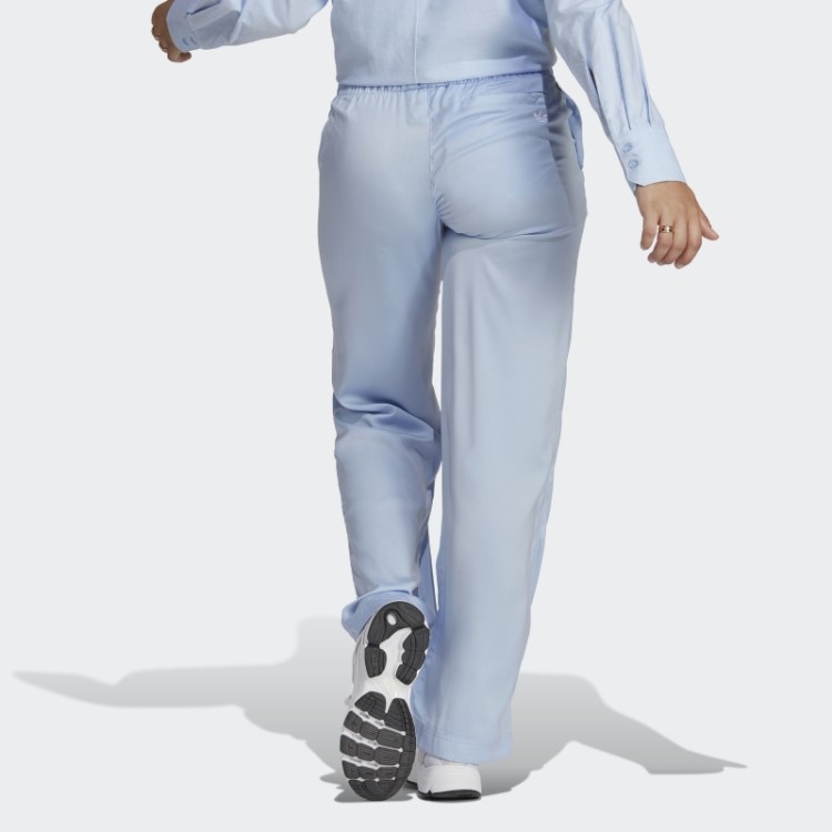Calça De Cetim Premium Essentials Azul Dawn Adidas