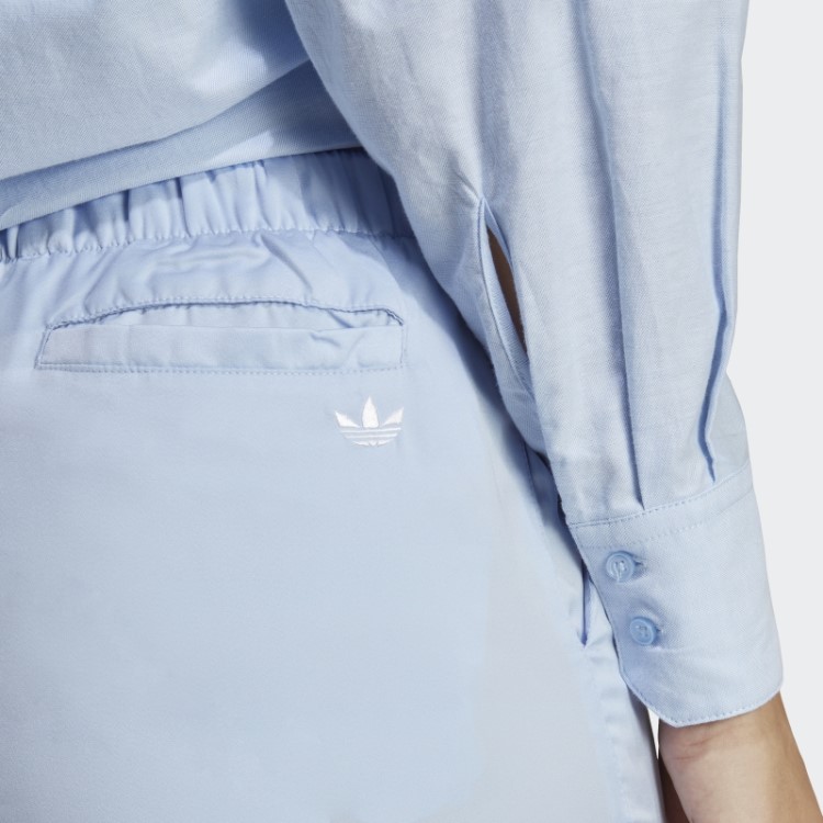 Calça De Cetim Premium Essentials Azul Dawn Adidas