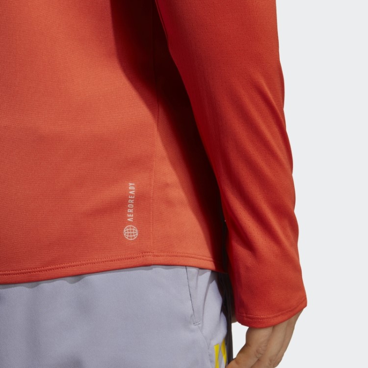 Camiseta De Corrida Manga Longa Red Boston Marathon 2023 Adidas