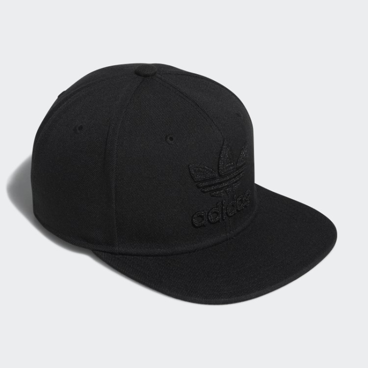 Boné Snapback Com Corrente Trefoil Preta Adidas