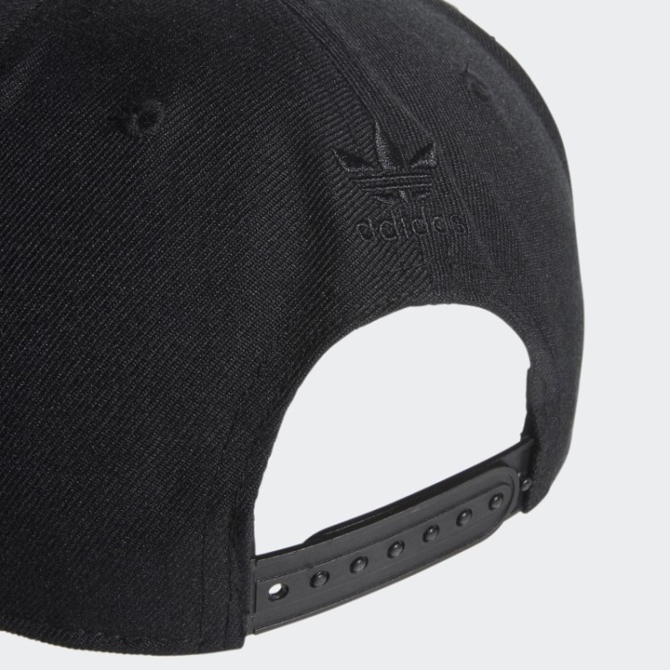 Boné Snapback Com Corrente Trefoil Preta Adidas