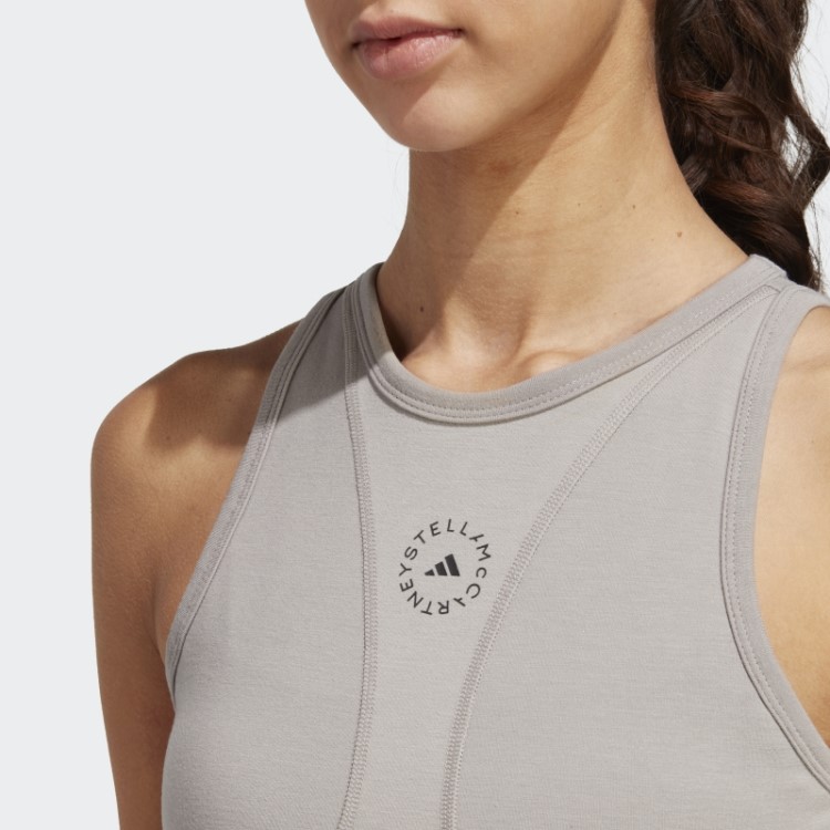 Adidas By Stella Mccartney Truestrength Top De Yoga Pomba Cinza Quente