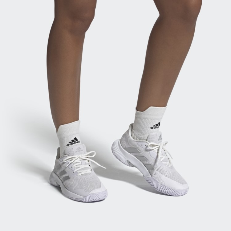 Tênis Adidas Courtjam Control Silver Hot