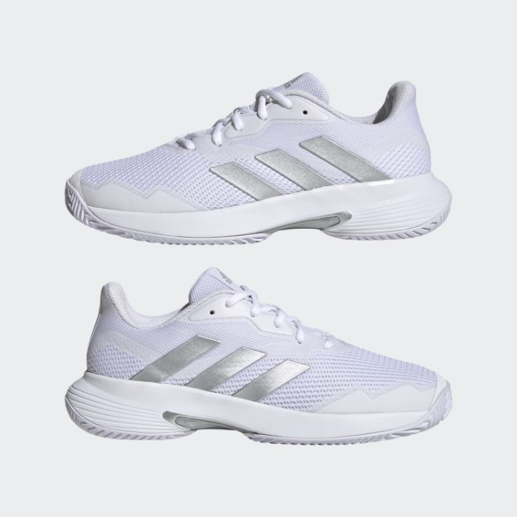 Tênis Adidas Courtjam Control Silver Hot