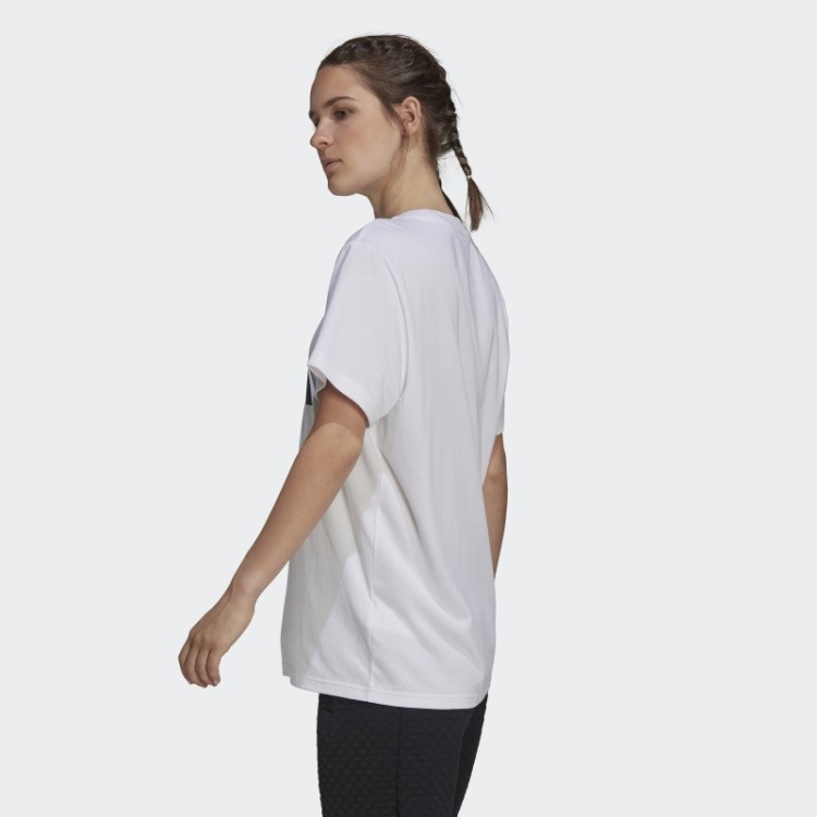 Camiseta Branca Futura Com Logo Gráfico Adidas