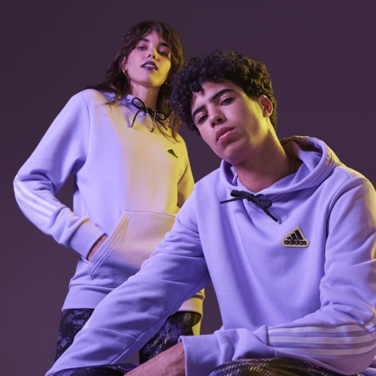 Moletom Com Capuz Adidas Future Icons Hyperpulse (gênero Neutro) Brilho Roxo