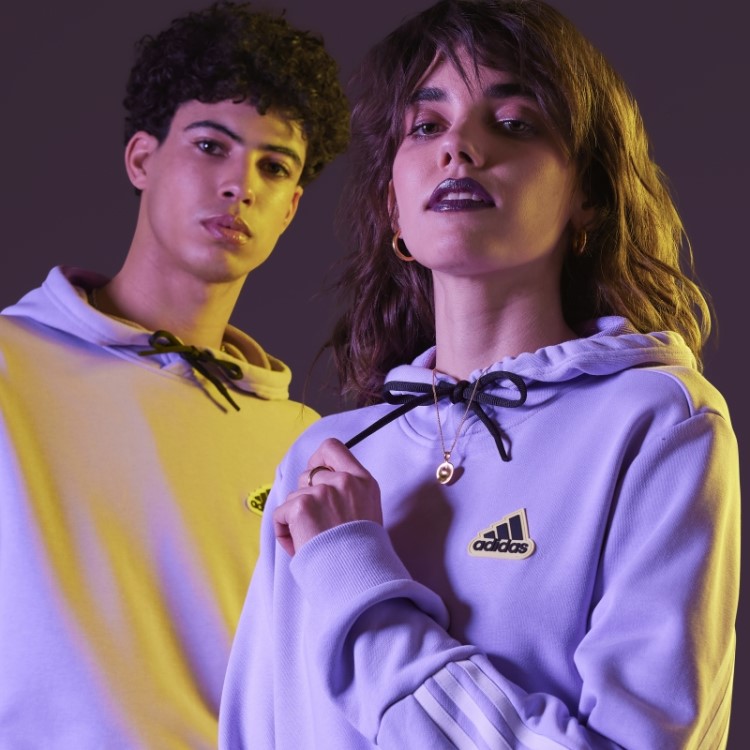 Moletom Com Capuz Adidas Future Icons Hyperpulse (gênero Neutro) Brilho Roxo