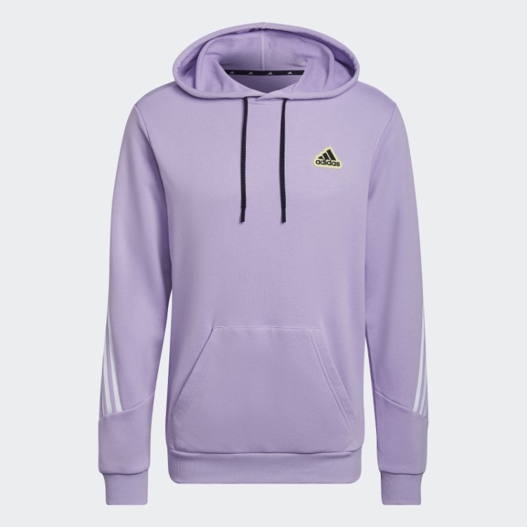Moletom Com Capuz Adidas Future Icons Hyperpulse (gênero Neutro) Brilho Roxo