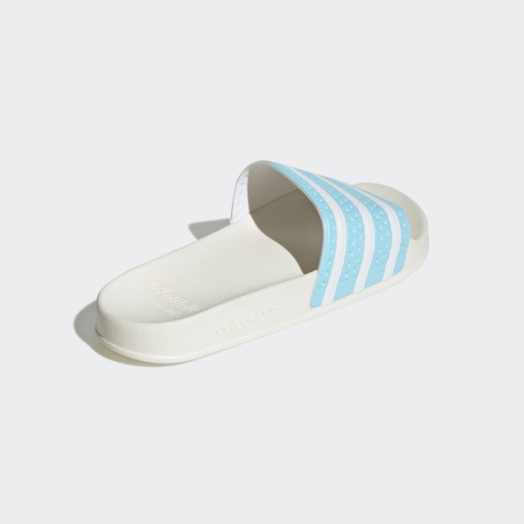 Moda De Slides Adilette Azul Adidas