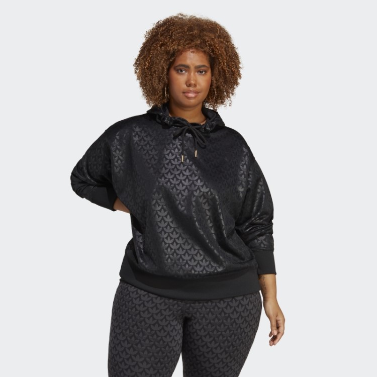 Moletom Com Logo Adidas (tamanho Grande) Preto