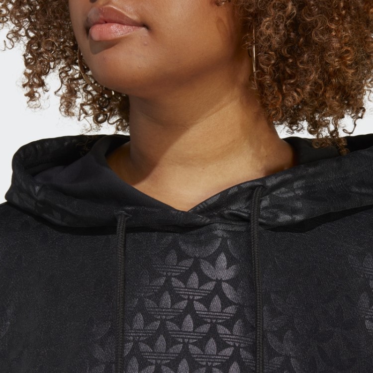 Moletom Com Logo Adidas (tamanho Grande) Preto