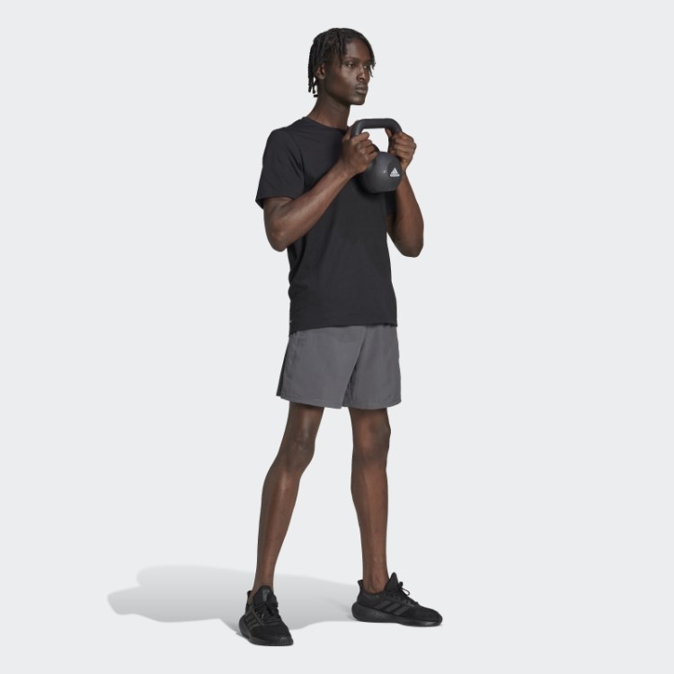 Camiseta De Treino Preta Adidas Train Essentials Feelready
