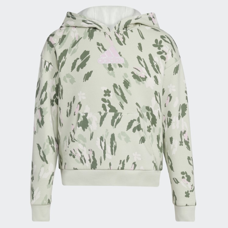 Pulôver De Lã Com Estampa Allover (tamanho Estendido) Verde Adidas