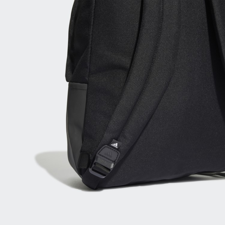 Emblema Clássico Do Esporte Mochila Com As Três Listras Preta Adidas