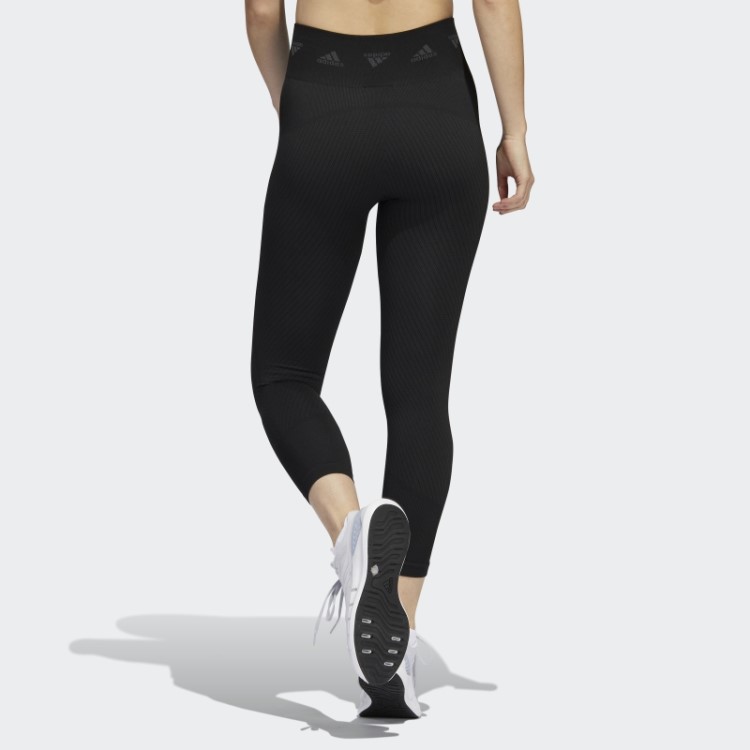Legging Preta Aeroknit Training 7/8 Adidas