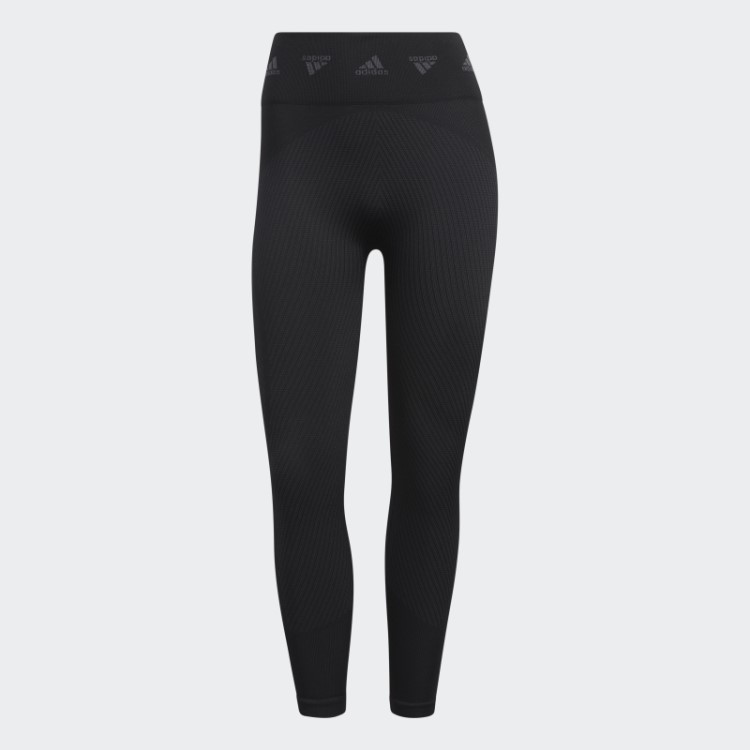 Legging Preta Aeroknit Training 7/8 Adidas