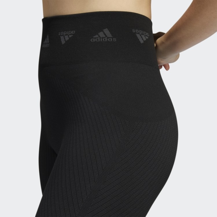 Legging Preta Aeroknit Training 7/8 Adidas