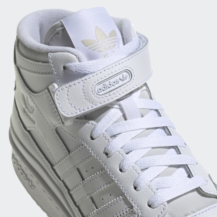 Adidas Branco Fórum Sapatos Médios Elegantes