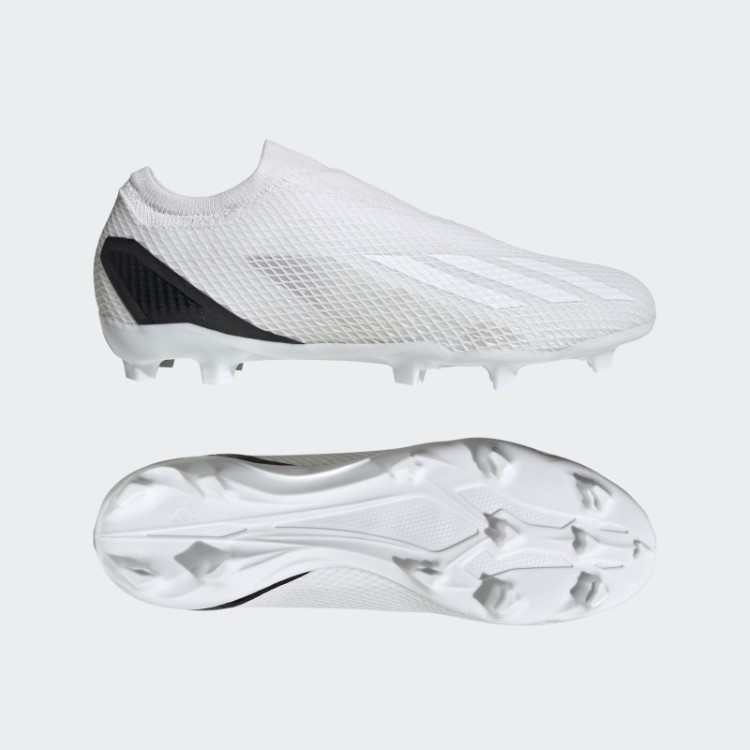 Adidas X Speedportal.3 Botas Firmes Sem Cadarço Brancas