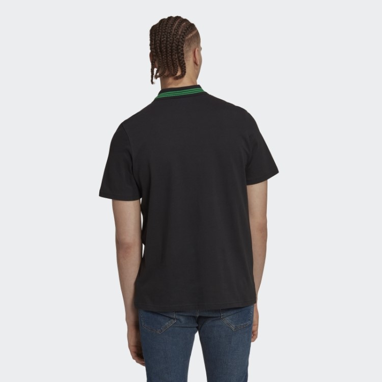 Camisa Polo Preta Celtic Fc Dna Adidas