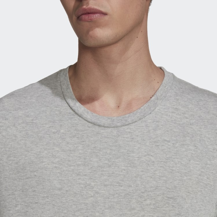 Camiseta De Algodão Com Núcleo Confortável Adidas Preta