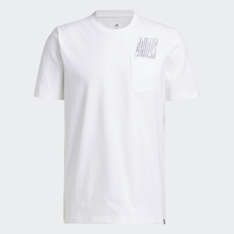 Adidas Dynamic Sport T-shirt Com Bolso Branco