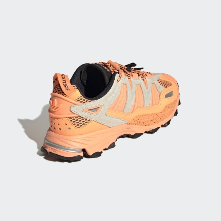 Tênis Adidas Hyperturf Bege Laranja