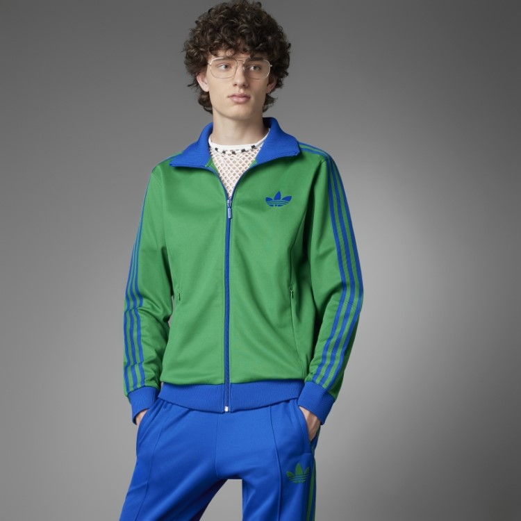 Adicolor Heritage Agora Top Listrado Verde Adidas
