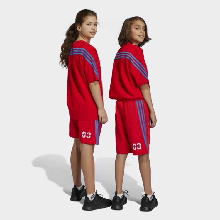 Bermuda Vermelha Adidas X Classic Lego Fashion