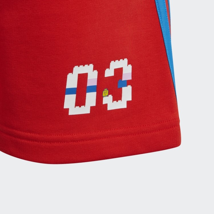Bermuda Vermelha Adidas X Classic Lego Fashion