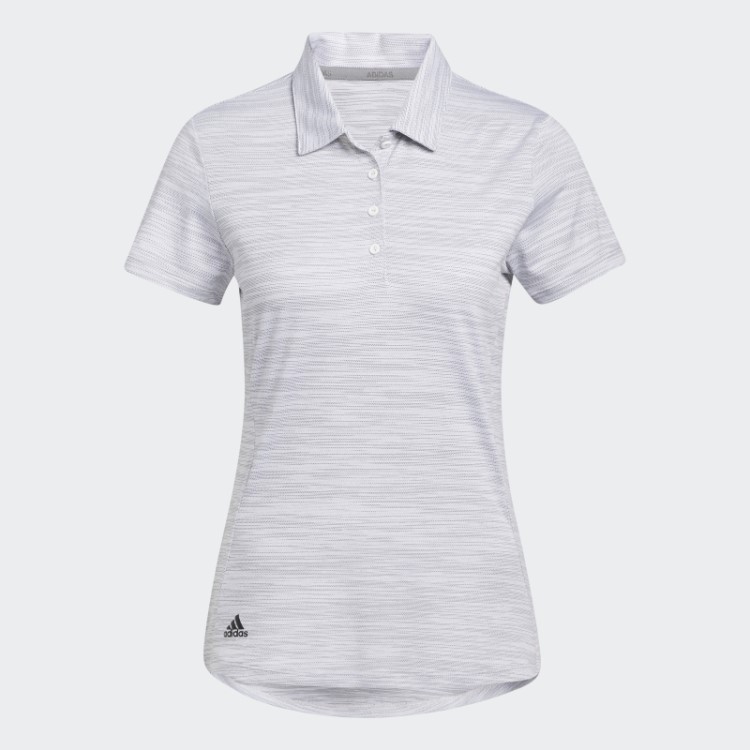 Camisa Polo Manga Curta Tingida No Espaço Branco Adidas