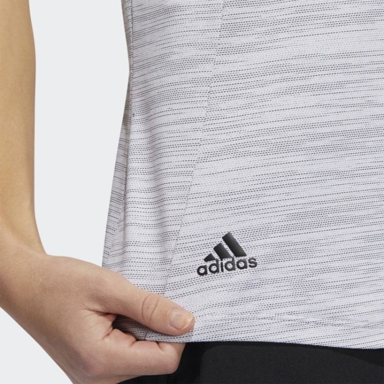 Camisa Polo Manga Curta Tingida No Espaço Branco Adidas