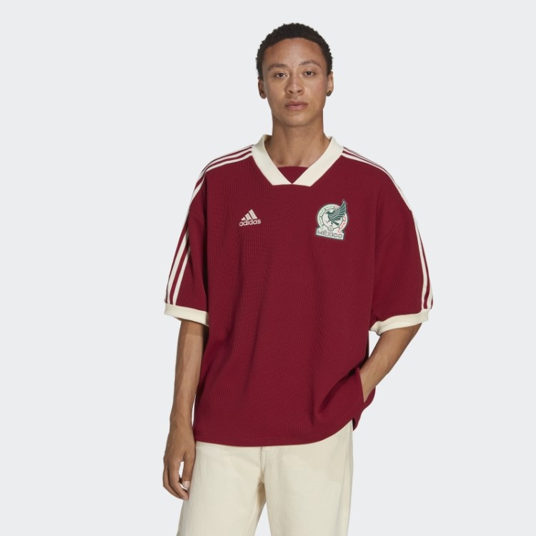Adidas Mexico Icon Jersey Coll Borgonha