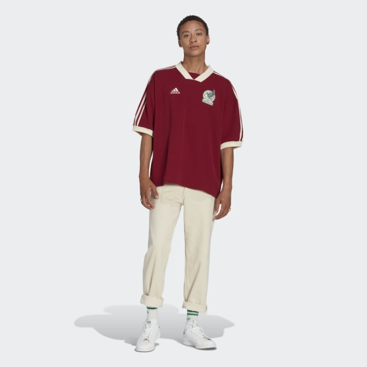 Adidas Mexico Icon Jersey Coll Borgonha