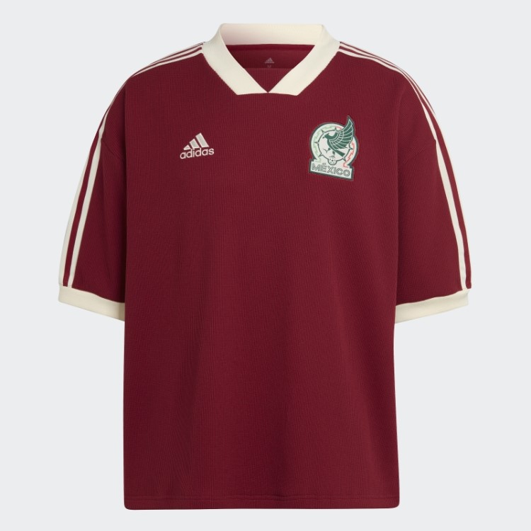 Adidas Mexico Icon Jersey Coll Borgonha