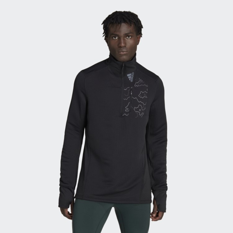 Moletom X-city 1/4 Zip Cold.rdy Preto Adidas