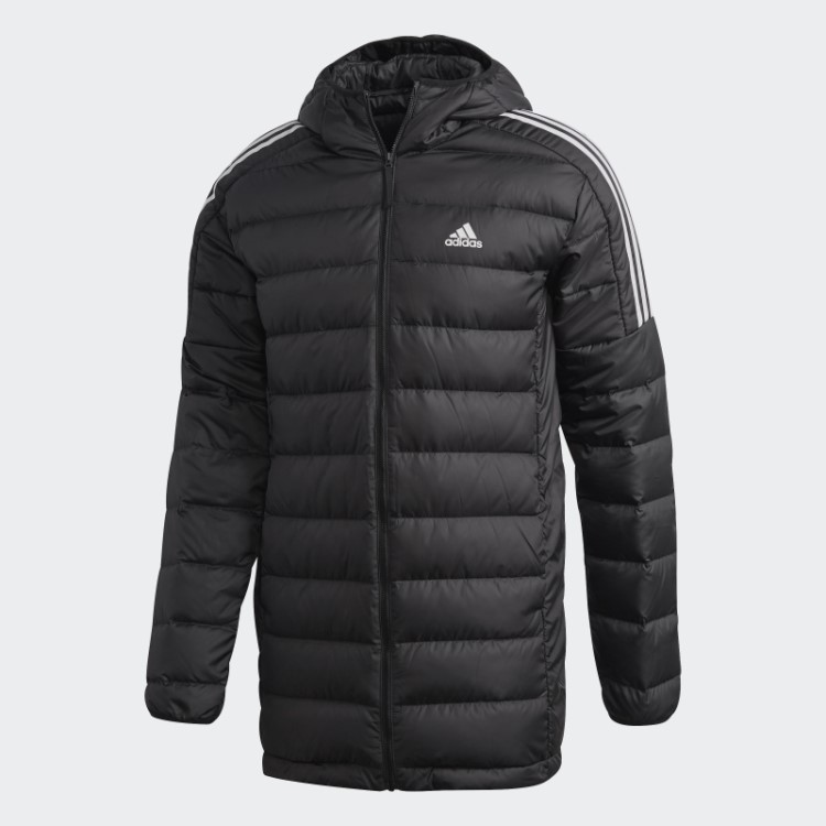 Parca Preta Adidas Essentials Down