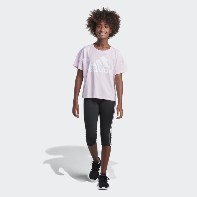 Camiseta Oversize Rosa Adidas