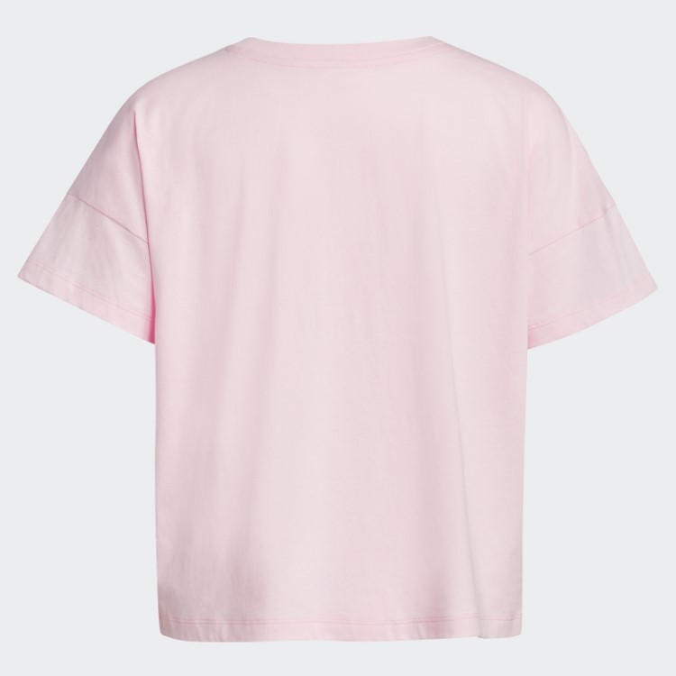 Camiseta Oversize Rosa Adidas