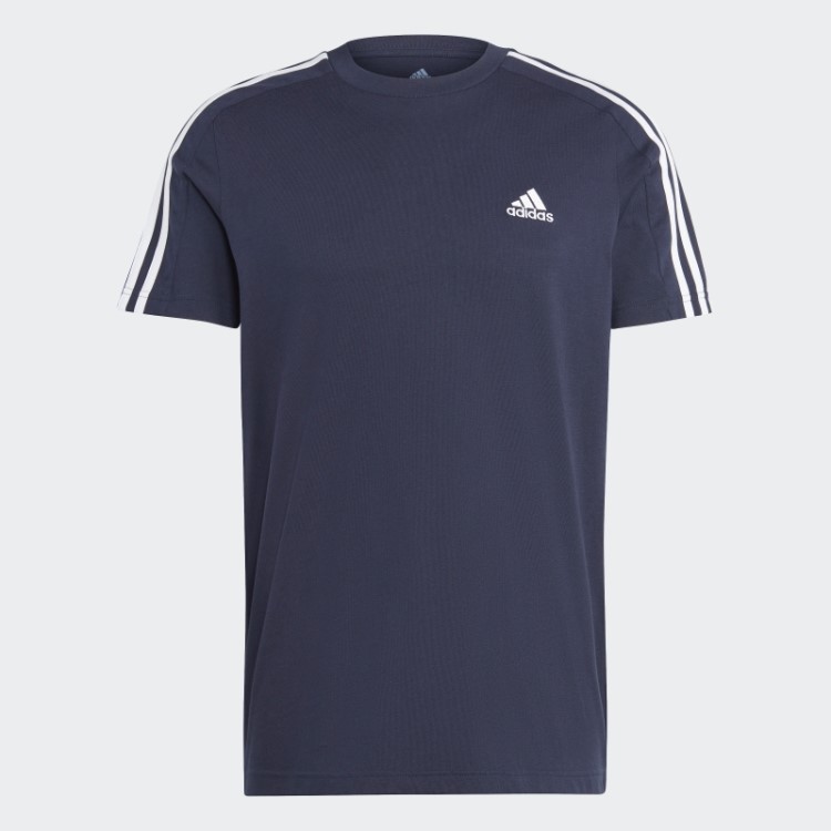 T-shirt Com As 3 Riscas De Jersey Simples Ink Essentials Adidas