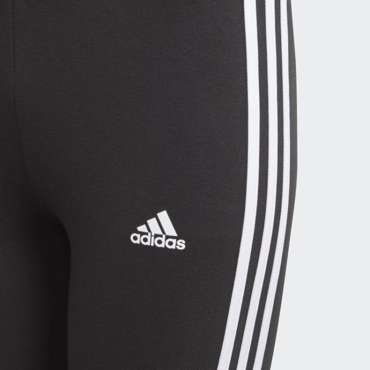 Legging Com As Três Listras Adidas Essentials Black