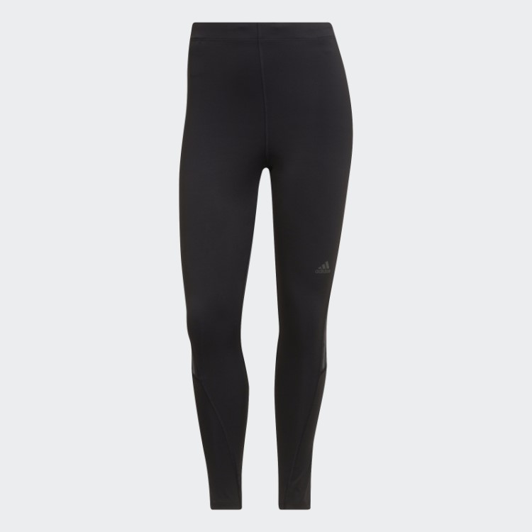 Legging De Corrida Adidas Black Run Icons 3 Listras 7/8