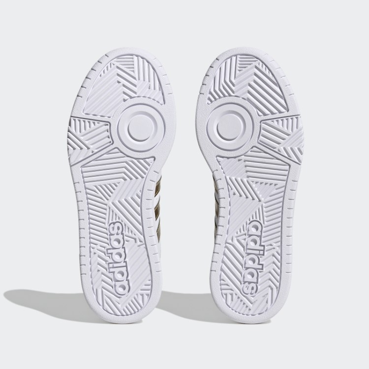 Tênis Clássico De Basquete Adidas White Hoops 3.0 Estilo Médio