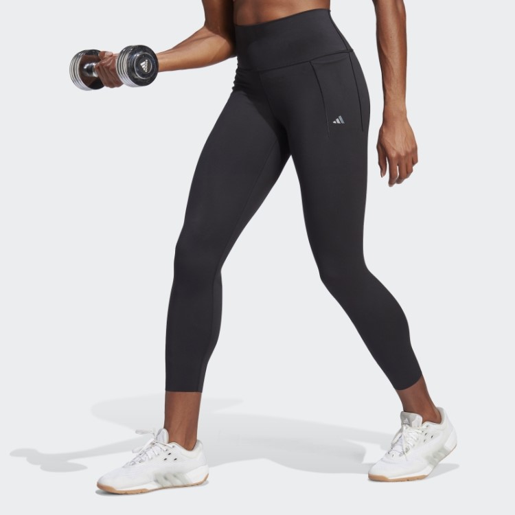 Legging Preta Optime Training Luxe 7/8 Adidas Hot