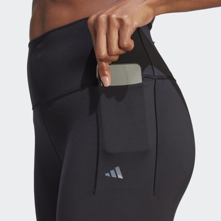 Legging Preta Optime Training Luxe 7/8 Adidas Hot